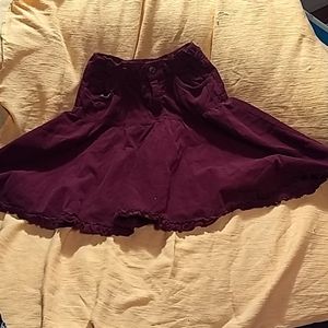 3/$10 Children's Place 8 Burgundy Corduroy Skirt